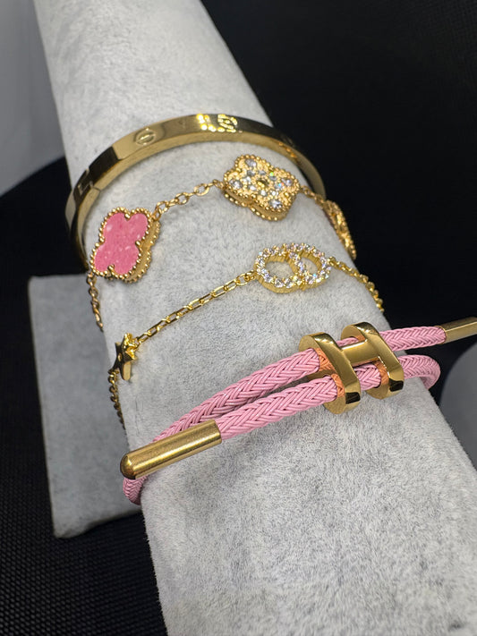 Gold and pink luxe - stack