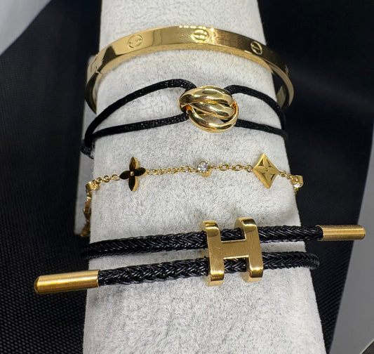 Gold & black luxe - stack